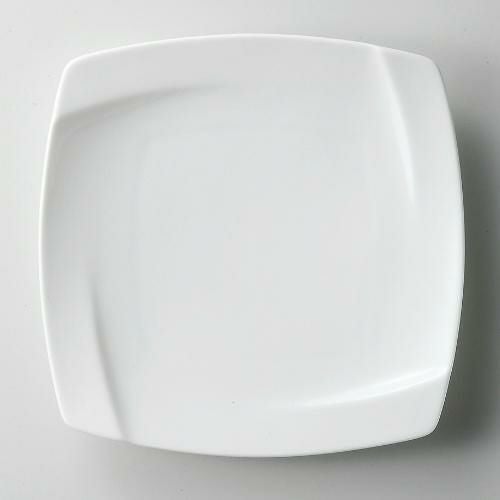 グラマシー 8”エアースクエアプレート/ビュッフェ取皿