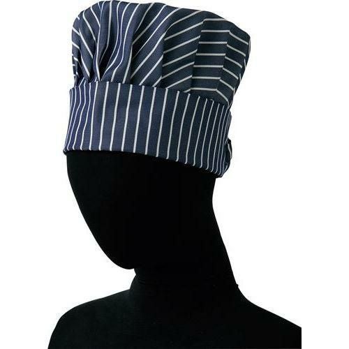 【セブンユニフォーム】コック帽[後紐調節付]サイズ：フリー カラー：ホワイト×ネイビー,ホワイト×ピンク,ホワイト×グレー,ホワイト×ブラック