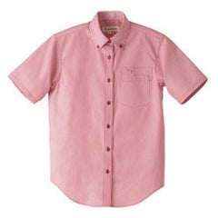 ボタンダウンシャツ（女性用）サイズ：7～13 15・17 カラー：エンジ×ホワイト,ブラック×ホワイト,ベージュ×ホワイト