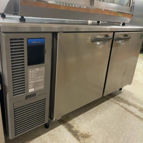 中古】冷蔵コールドテーブル ホシザキ RT-150SDF 幅1500×奥行750×高さ