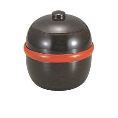 弁当箱 (小)鈴弁当刷毛目内朱