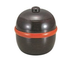 弁当箱 (小)鈴弁当刷毛目内朱