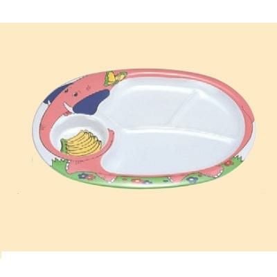 子供食器 プレート 耐熱お子様ランチ皿ゾウ