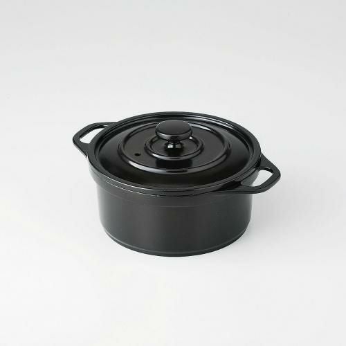 ミニココアルミ 12cm BK ココット