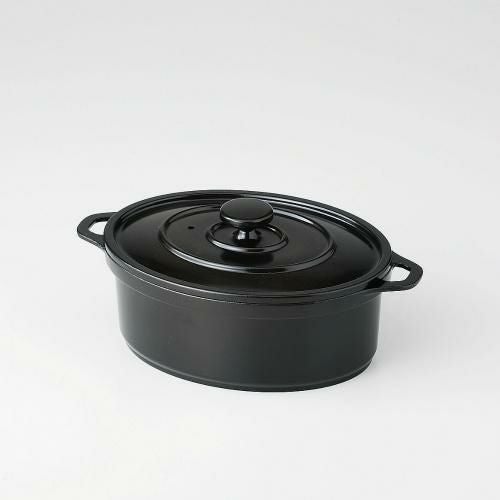 ミニココアルミ オーバル BK ココット