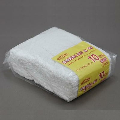 TB 業務用おしぼりタオル 100匁 白 10P