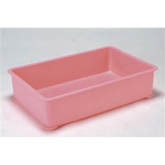 EBM PPカラー番重 A型 大 ピンク(サンコー製)