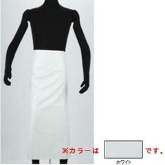 NBR 耐油ゴムエプロン 腰下 AF-7100 L ホワイト 【グループA】