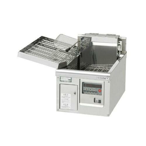 CF3-ED13C 【コメットカトウ】 卓上電気フライヤー 13L 1槽式 幅350×奥行600×高さ300(mm)