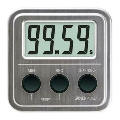 A&D 100分計タイマー(ステンレストップ)AD5713