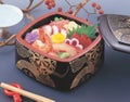 寿司桶 D.X角ちらし桶梨地御所車