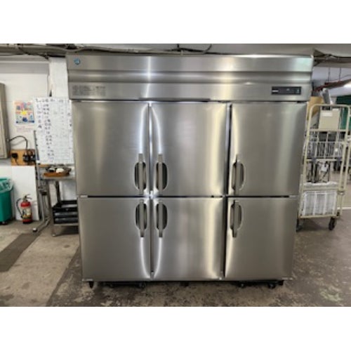 中古】縦型冷凍庫 ホシザキ HF-180B3 幅1800×奥行800×高さ1910 三相