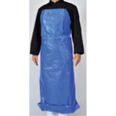 抗菌フィット前掛ガードロン M ブルー