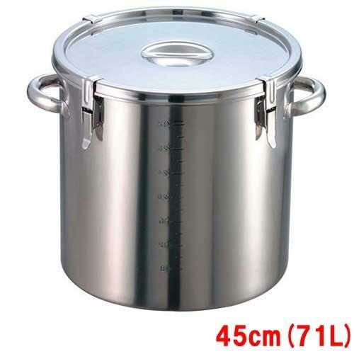 ステンレス寸胴鍋 EBM 18-8 パッキン寸胴鍋 (目盛付) 45cm