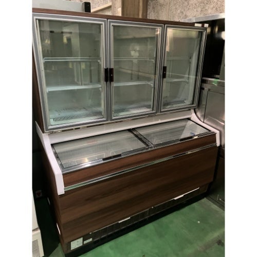 業界最長1年保証】【中古】デュアル冷凍ショーケース SDRS(サンデン