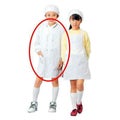 学童給食衣ダブル SKV359 4号 LL