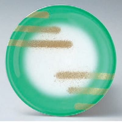 回転寿司皿 寿司皿若草ぼかし雲水