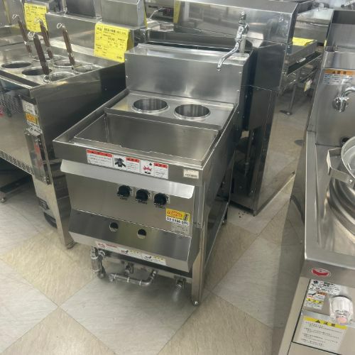 マルゼン 卓上ゆで麺機　4てぼ　MRK-045TB 都市ガス マルゼン】 ガス式 卓上型 ラーメン釜 カゴ数4 MRK-045TB 幅400×奥行