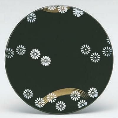 回転寿司皿 寿司皿緑彩小梅流れ  高さ21 直径:150 (業務用食器)