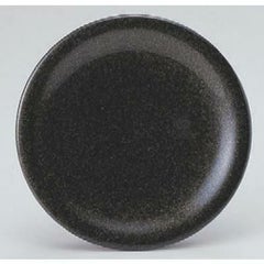 回転寿司皿 寿司皿ブラックパール  高さ21 直径:150 (業務用食器)