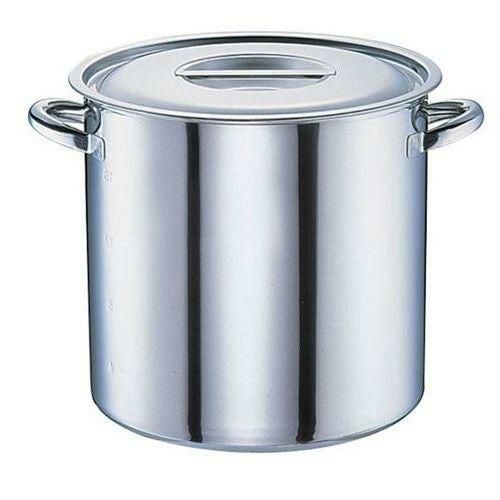 【TKG】ステンレス寸胴鍋電磁モリブデン寸胴鍋 目盛付 24cm /9-0025-0302