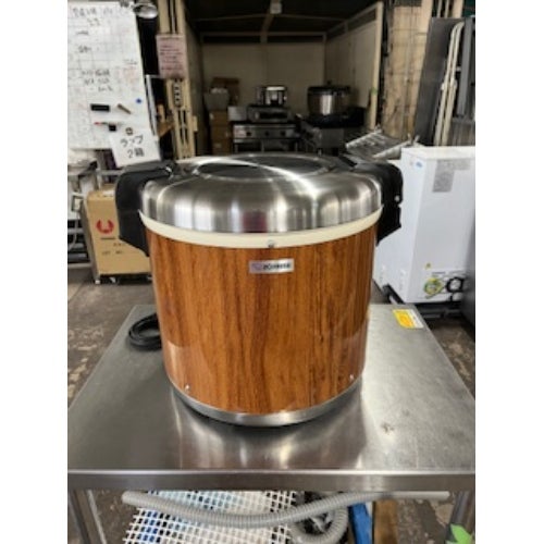 中古】保温ジャー 木目 象印 TH-GA80 幅460×奥行380×高さ390 【送料