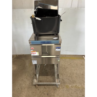 業界最長1年保証】【中古】ガス一槽フライヤー 18L マルゼン MGF-18K 