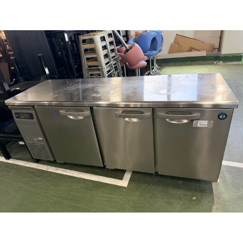 中古】冷凍冷蔵コールドテーブル ホシザキ RTF-180SNG 幅1800×奥行600