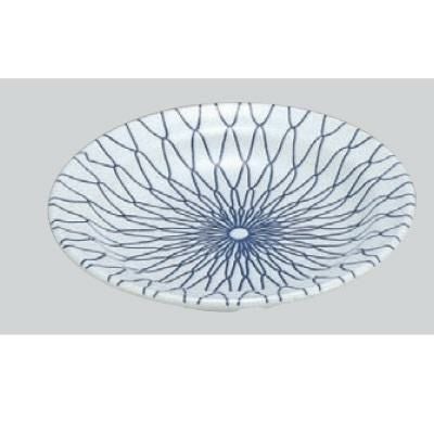 小皿  しょうゆ皿(大) 網目  高さ18 直径:103 回転寿司皿