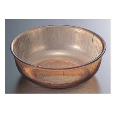 中鉢 4.5寸ケヤキサラダ鉢 ブラウン