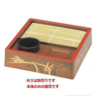 そば器 D.X角座敷ザル梨地ラン本体