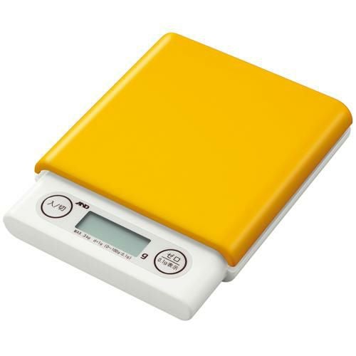 A&D ホームスケール UH-3201-Y (イエロー) コンパクトはかり 3070830/