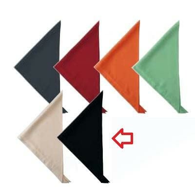 三角巾 【三角巾 JY4672-9 ブラック】