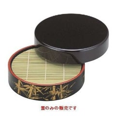 そば器 D.X丸ザルそばセイロパール竹(蓋のみ)