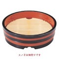 すのこ 7寸麺桶黒帯朱内朱(スノ子別)