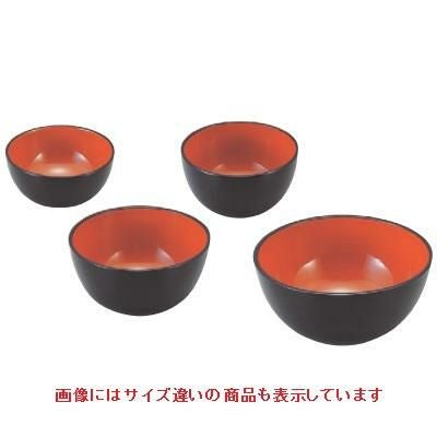 中鉢 永平寺鉢黒内朱4.3寸