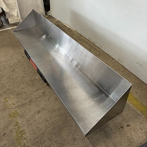 地域搬入据付可能❗️業務用平棚　背板有　平奥開口有　W750×D350×H300 中古】平棚 背板付き 幅1500×奥行300×高さ250 【送料別途見積】【業務