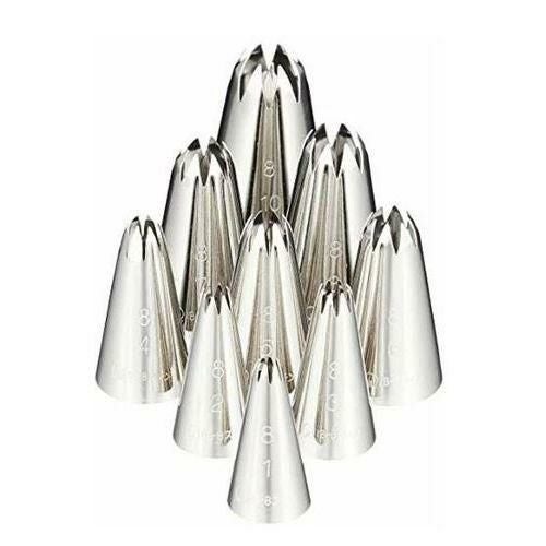 【TKG】SA ケース入18-8 口金セット 花 8切 No.1から8・10(9ヶ入) /9-1047-1301