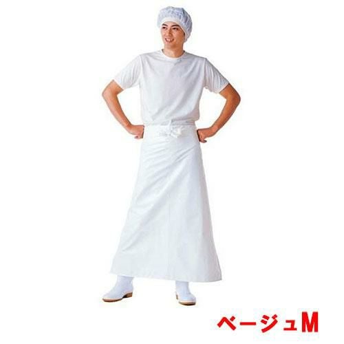 マイティクロス エプロン 腰下 E-1002-3 ベージュ M