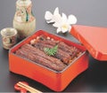 丼重  うな重朱内朱塗  幅176 奥行153 高さ60