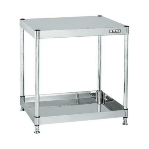 【固定式】【サカエ】ステンレスCSパールワゴン(固定タイプ) CSPN4-6062 幅600×奥行400×高さ640(mm)