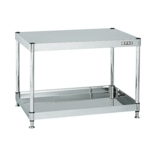 【固定式】【サカエ】ステンレスCSパールワゴン(固定タイプ) CSPN3-7552 幅750×奥行500×高さ530(mm)