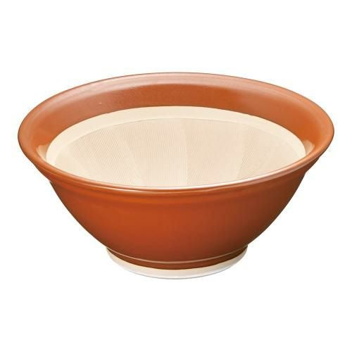 シリコンゴム付 スリ鉢(石見焼) 9号