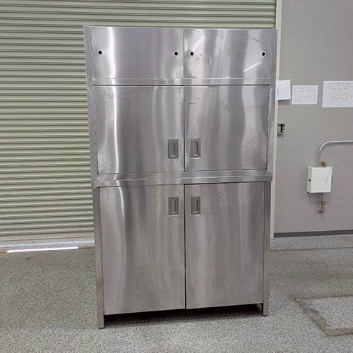 業務用調理台 下棚付き 1200mm 中古】調理台 幅1200×奥行750×高さ1940 【送料別途見積】【業務用