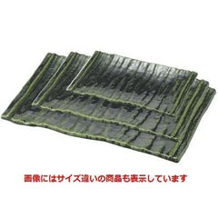 M-22-12 いぶし長角プレート織部(大)