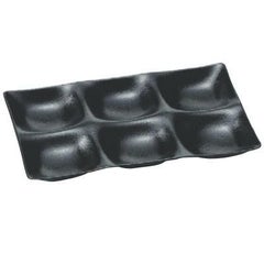 シックスホールプレート黒石目