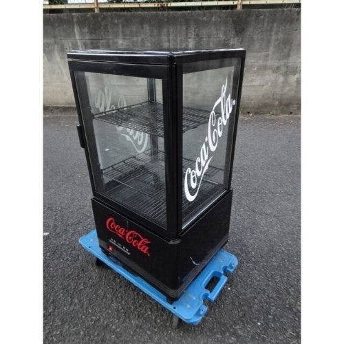 中古】冷蔵ショーケース コカコーラ HJR-KR60BK 幅425×奥行380×高さ835