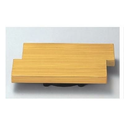 寿司ゲタ イカダ型高台ゲタ(大) 白木塗 底面N.S加工