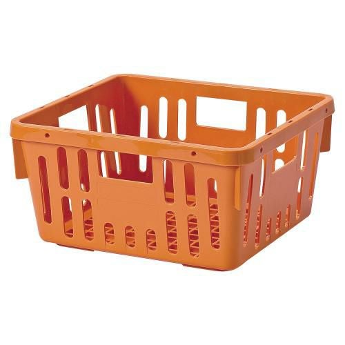 食器カゴ オレンジ