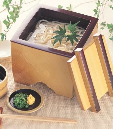 麺桶 (大)角釜揚げ花梨